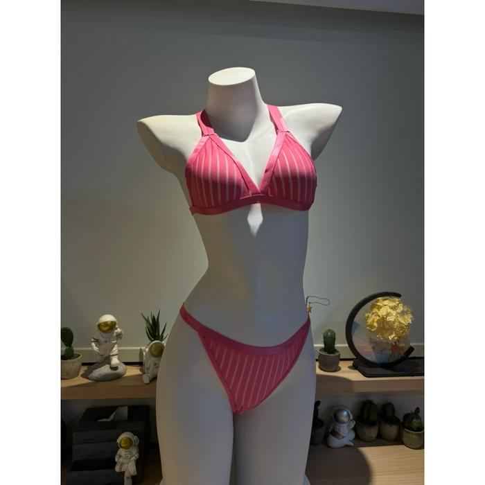 Gstring wanita   1 set bra   transparan