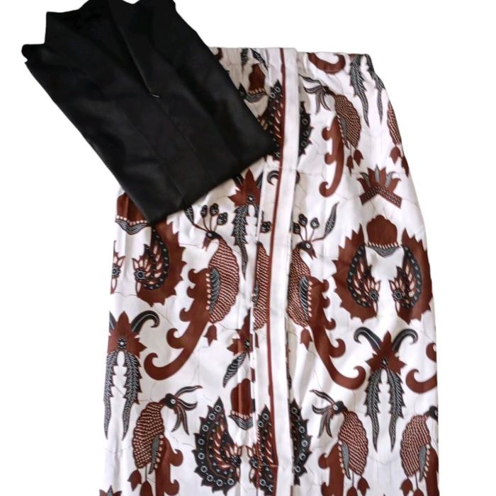 Baju Gagrak Jogja Kebaya Kartini Rok Wiru untuk Kamis Pon Prewedding - Dress Wanita Dewasa Hitam Ata