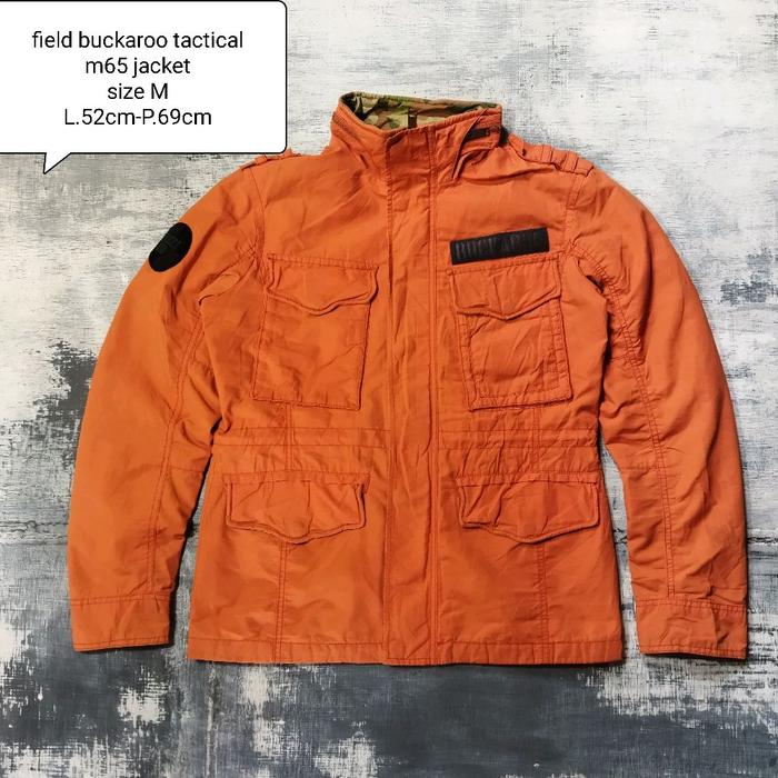 Field Buckaroo Tactical M65 Jacket Size M L52cmP69cm Jaket Taktis Pria dengan Desain Multifungsi dan