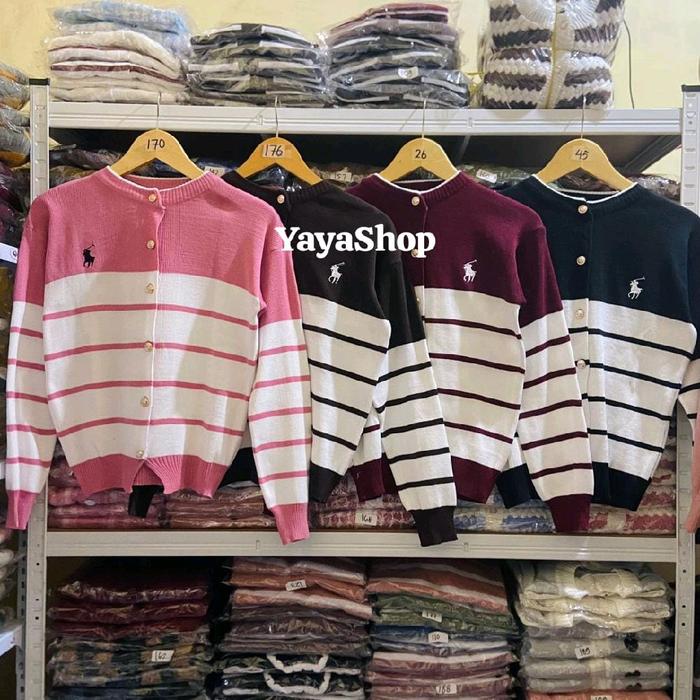 Cardigan Olop Polet/ Atasan Rajut Olop Polett