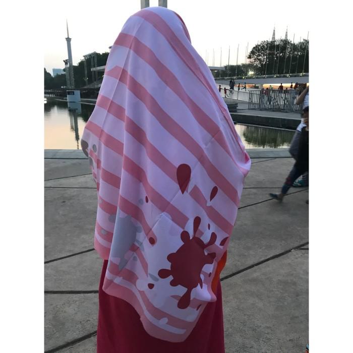 Jilbab Voal bermotif/jilbab jumbo bermotif/jilbab ukuran 130x130