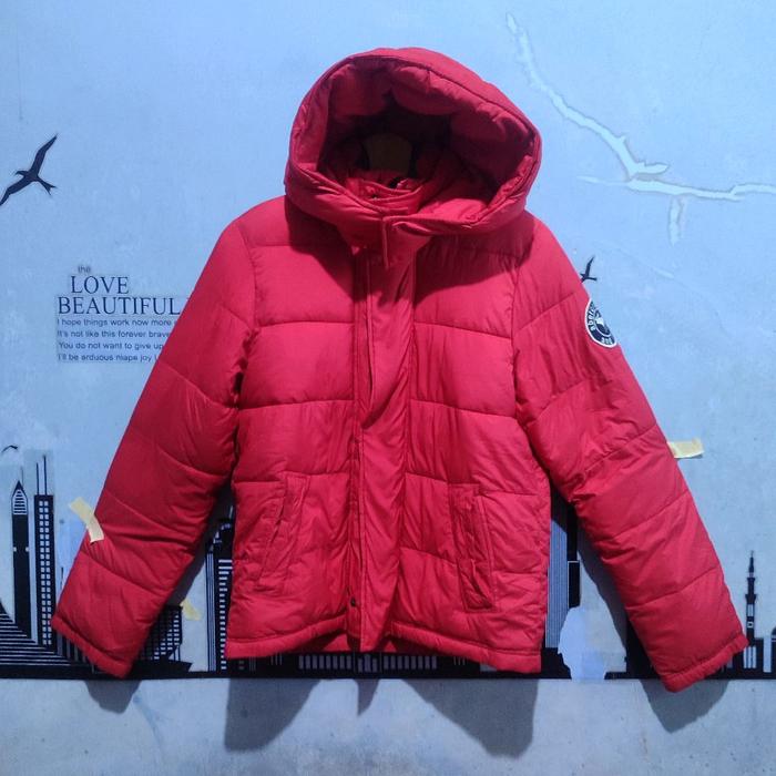 Jaket puffer outdoor tebal ABERCROMBIE