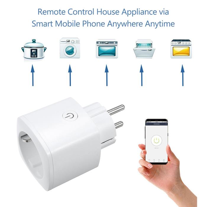 Smart 16A Power Plug Smart Socket WIFI Socket-outlet for