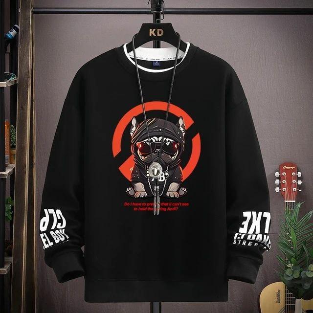 SWEATER BULLDOG BIG SIZE Korean Harajuku Style S - XXXXXXL(6XL) Jacket Oversize ETERNITY Ulzzang USt
