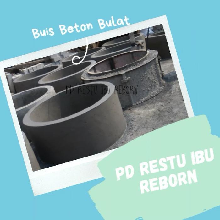 Buis Beton Bulat Diameter 80 ( Gorong - Gorong / Saluran Air ) / Ready Stok / New / Spesial