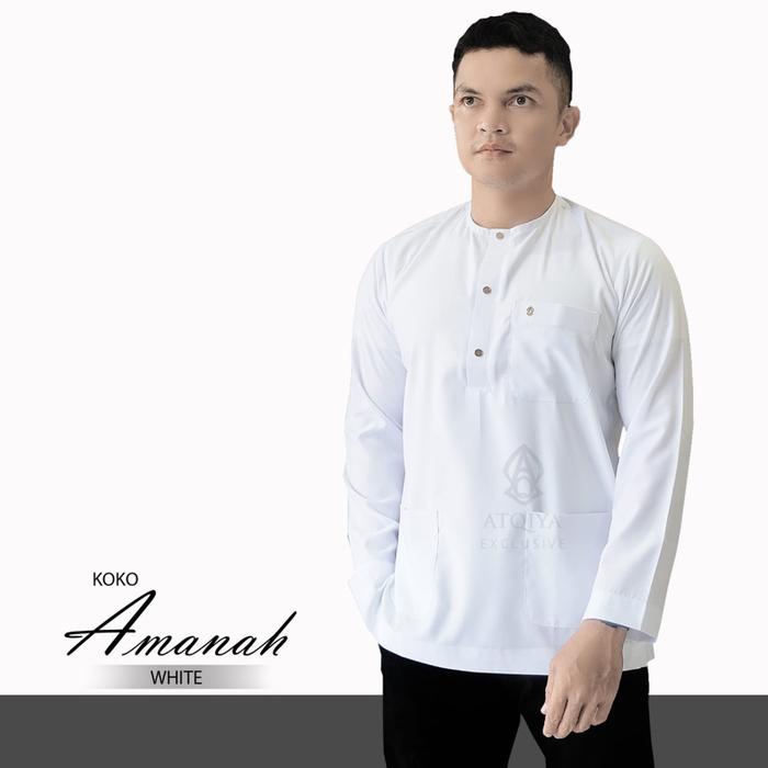 KOKO AMANAH OBLONG BY ATQIYA EXCLUSIVE BAJU MUSLIM PRIA DEWASA