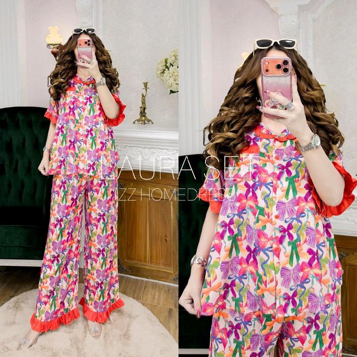 ZZ HOMEDRESS SETELAN LAURA