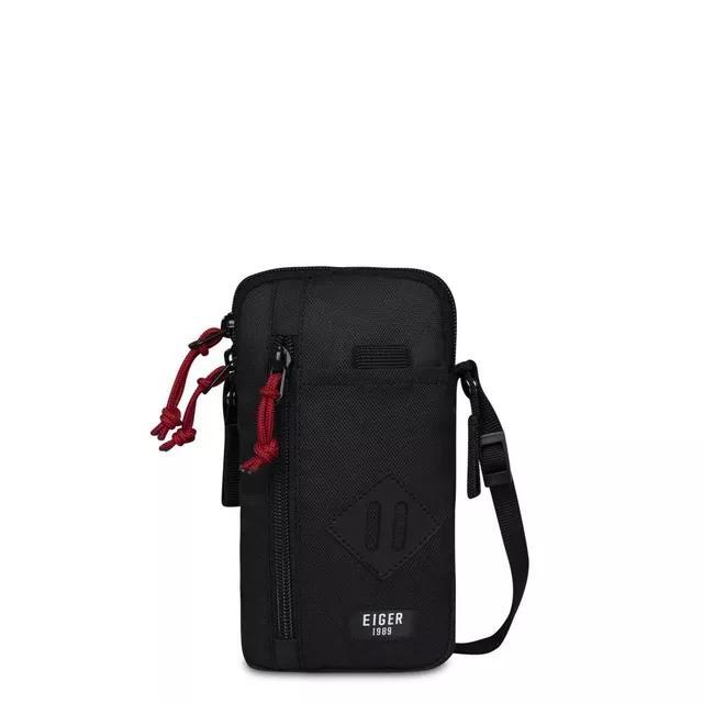 Tas Hp Eiger 910007605 Black Scawby Vertical 2.0 Phone Case /Sarung Hp Eiger Original Selempang Pria