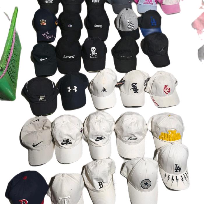 Topi Baseball Unisex - Pilihan Warna Hitam & Putih - Desain Logo Nike & Under Armour - Cocok untuk O