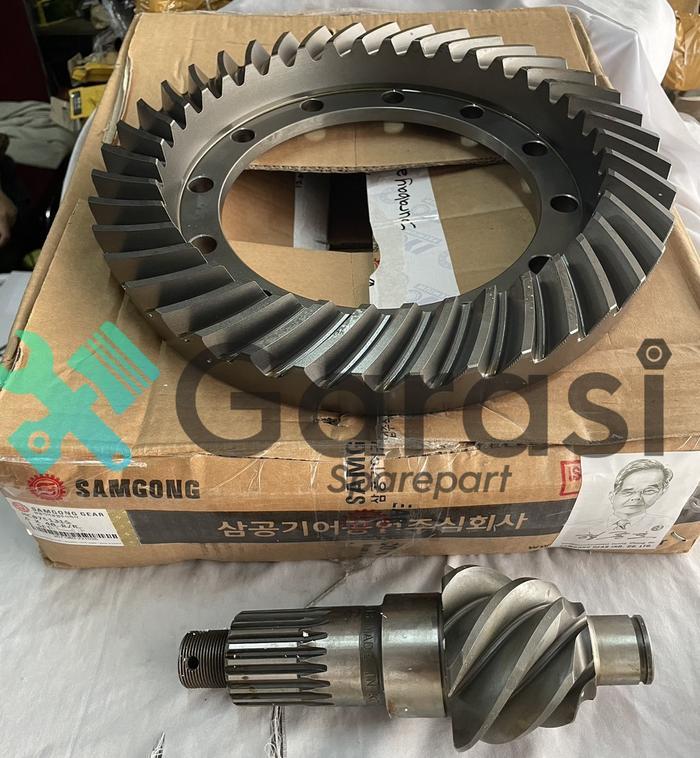 Gear Set Crown Wheel Pinion Gear Gigi Gardan Nanas Mitsubishi Canter PS125 Turbo PS135 6X40 SAMGONG