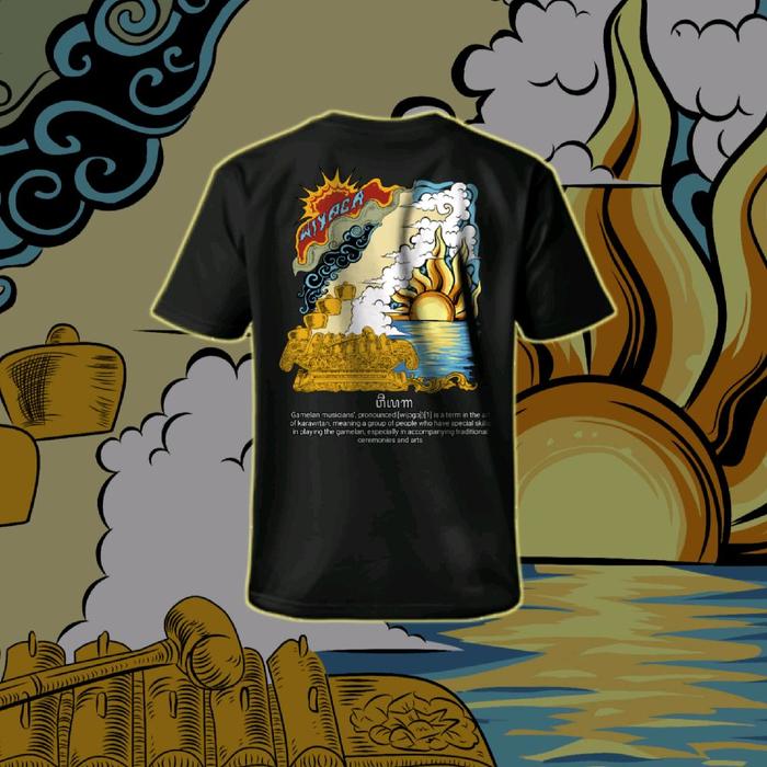 kos gamelan jawa/kaos jawa viral/kaos  Pria Dewasa