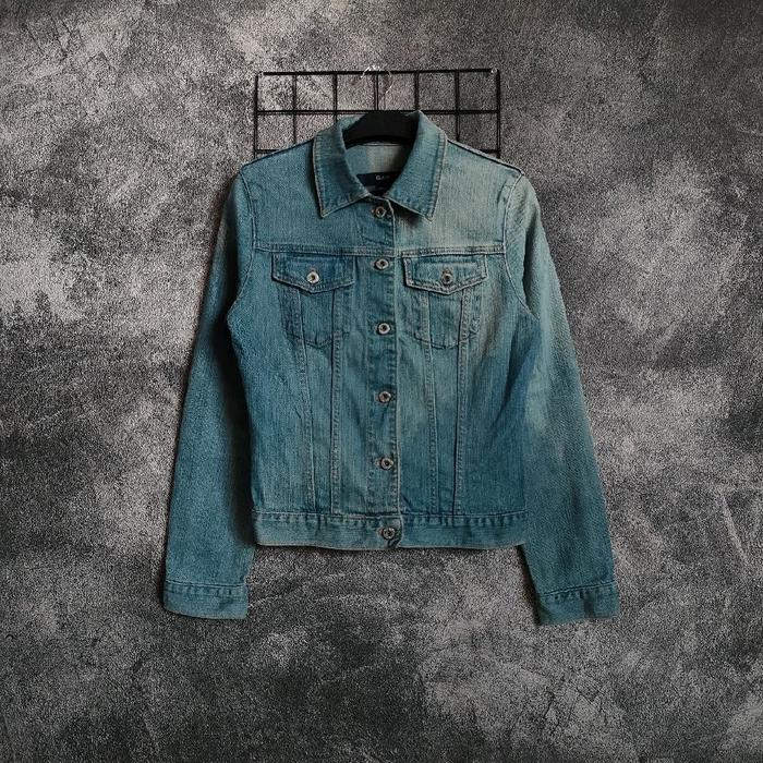 Jaket Crop Jeans GAP Second