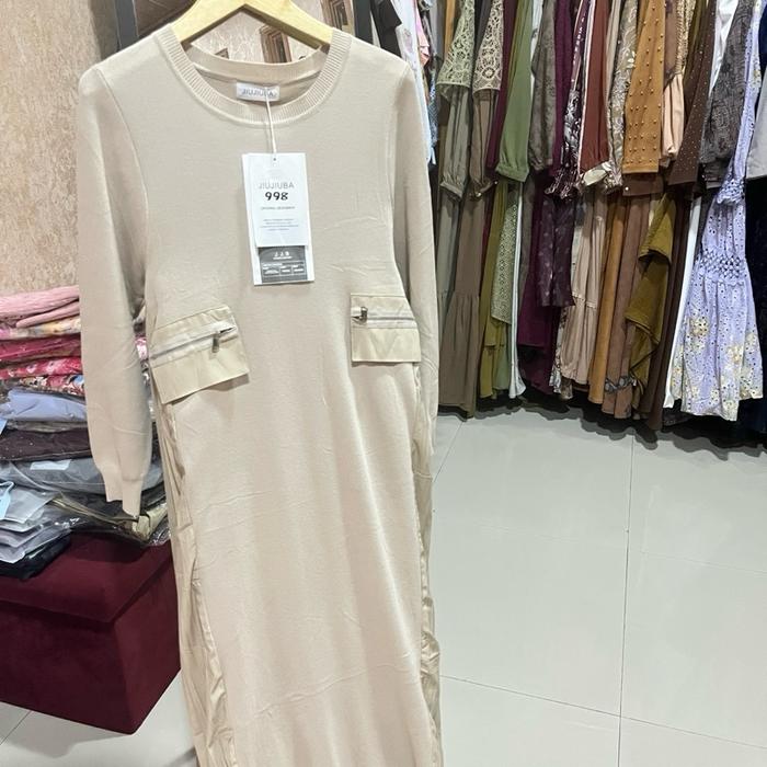 midi rajut premium dengan warna milo cream yaa