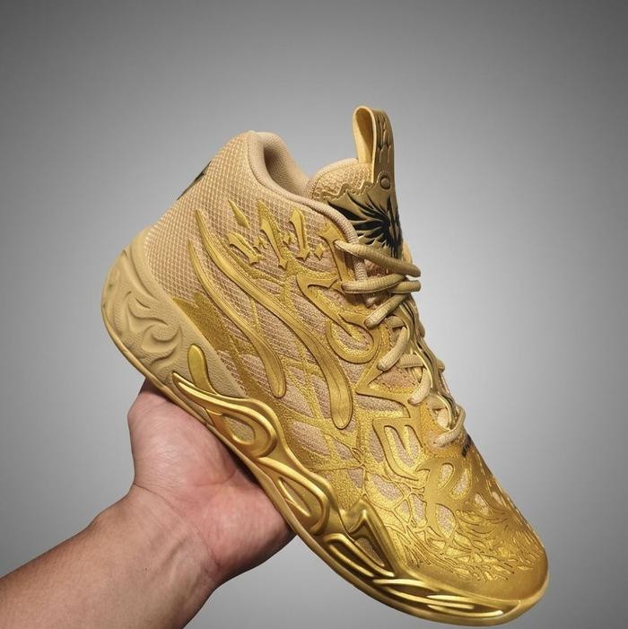 Sepatu Basket Puma mb 04 golden Puma LaMelo ball 04 golden