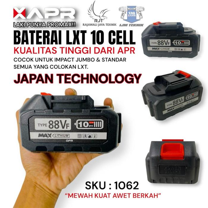 Promo!! Apr Raja Baterai Lxt 10Cell Kode 88V 99V 48V 21V 20V Semua Bisa Garansi 5 Tahun
