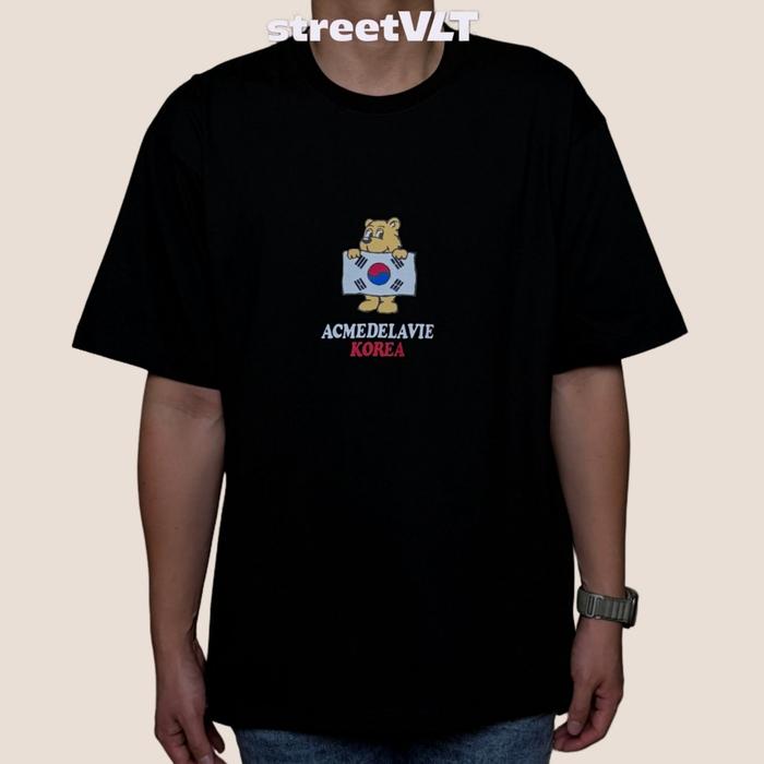 [COD] ADLV Bear For Korea Short Sleeve T-Shirt Acme De La Vie Original