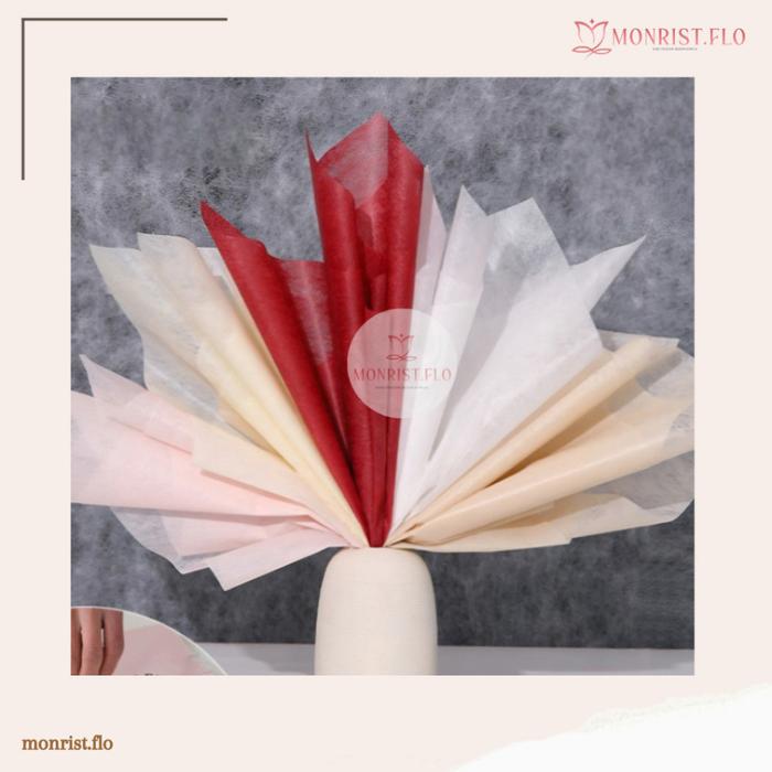Monrist Flo - Kertas Tissue Premium / Soft Tissue Paper Flower Wrapping Premium / Kertas Tisu Buket 