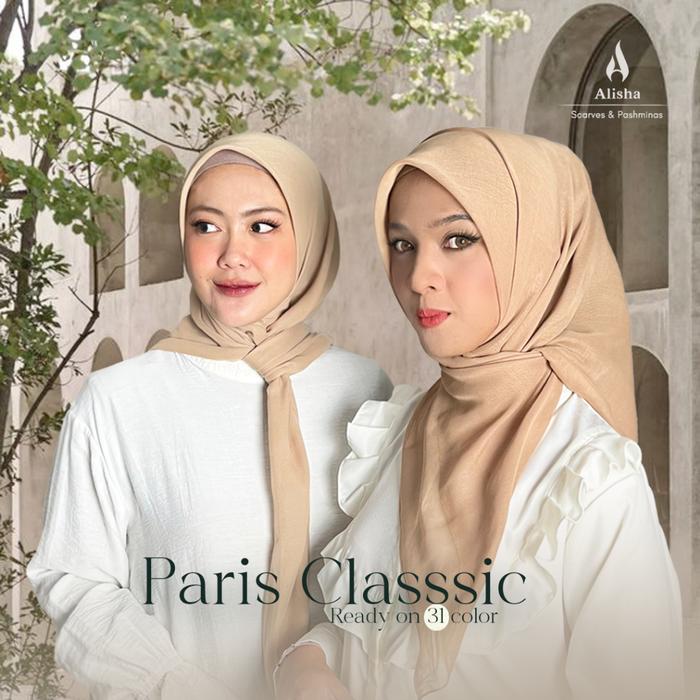 ALISHA- HIJAB PARIS CLASSIC ( EARTH TONE ) - Hijab Segi empat muslim