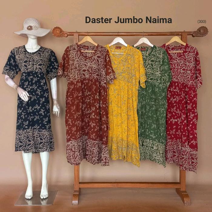 Daster Jumbo Naima By Putri Diana Busui Bahan Rayon Halus Terbaru Terlaris Asli Pekalongan