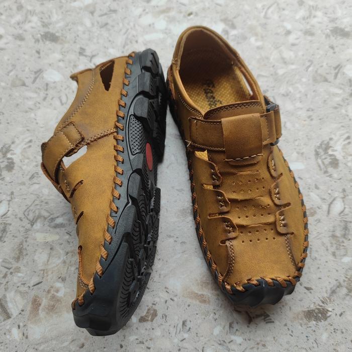 Eiger - Kulit Asli Cowok Lentur Musim Panas Outdoor Sports Sandal Hiking Gunung Pria Sendal Mendaki 