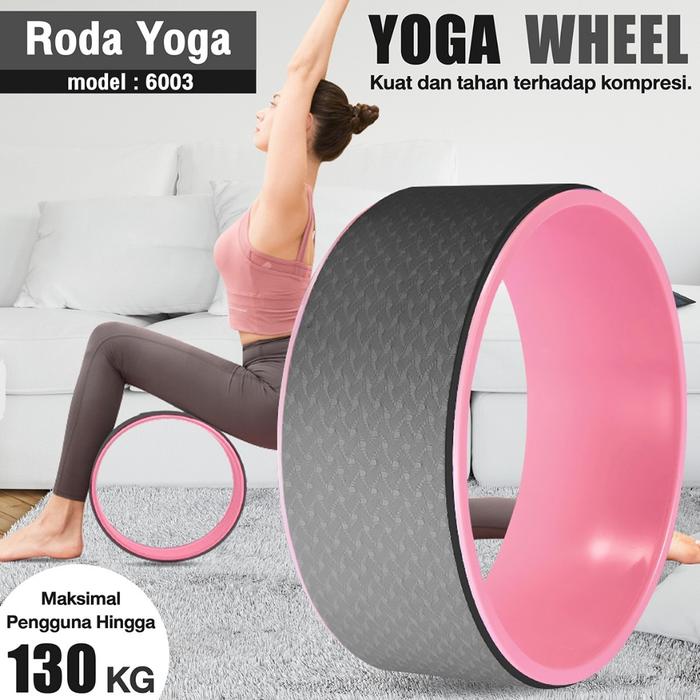 HTD SPORT Premium Yoga Wheel Profesional 30CM FREE TAS PENYIMPANAN | ABS Wheel | Roda Yoga Bahan TPE