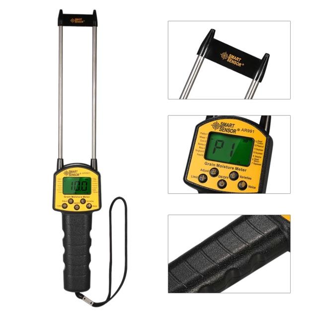 AR991 Grain Moisture Meter Digital Smart Sensor for Corn Wheat Rice Bean Kadar Air Biji Bijian