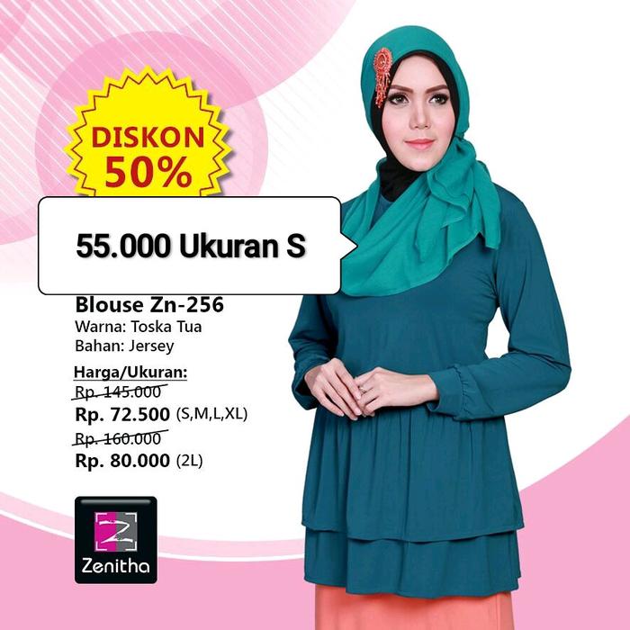 ATASAN WANITA ZENITA BLOUSE 256 TOSCA TUA