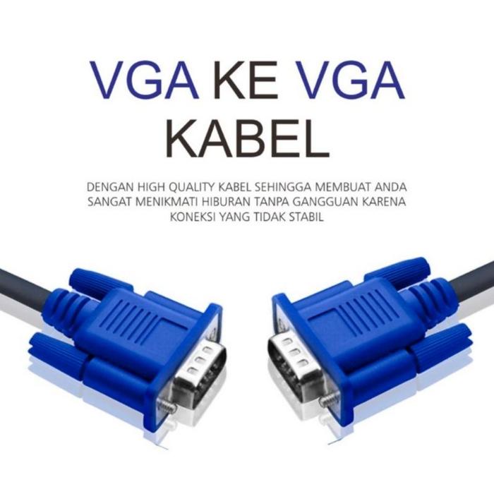 KABEL VGA TO VGA 5M / VGA 5 METER / VGA 5 M