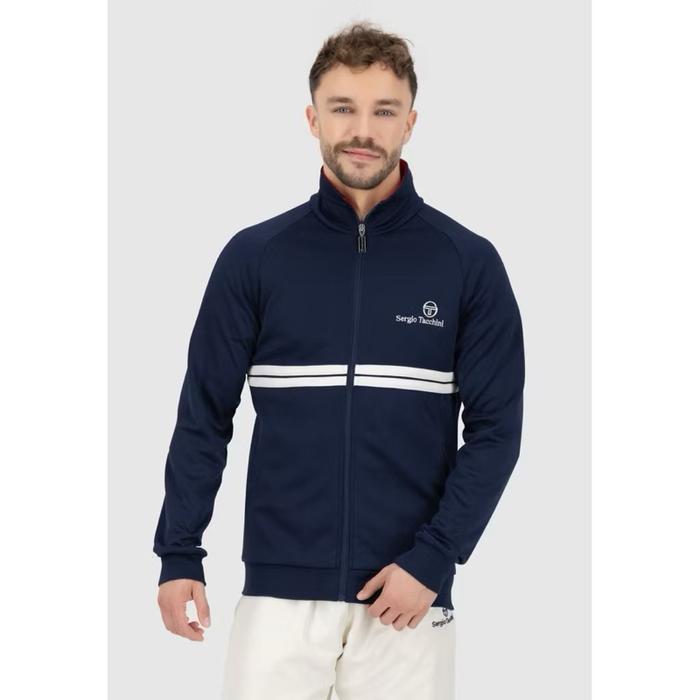 Sergio Tacchini Dallas Tracktop Jacket In Navy / White