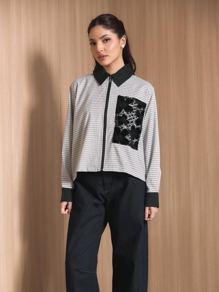 STUDIO TUI - CHARLOTTE OUTER IN BLUE BLACK