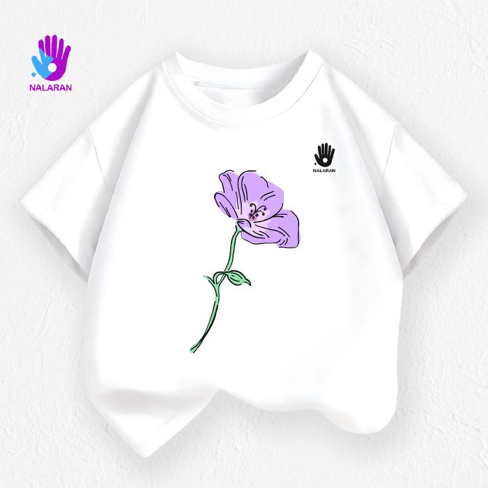 Nalaran - Kaos Sederhana, Ada Dunia yang Tak Terbatas. Kaos Motif Bunga untuk perempuan