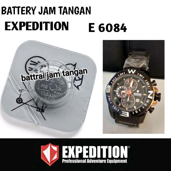 battrai jam tangan Expedition battrai pengganti battrai jam original e6084