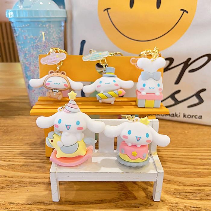 TOKKADO Cinnamoroll Carnaval Keychain Gantungan Kunci Lucu Original