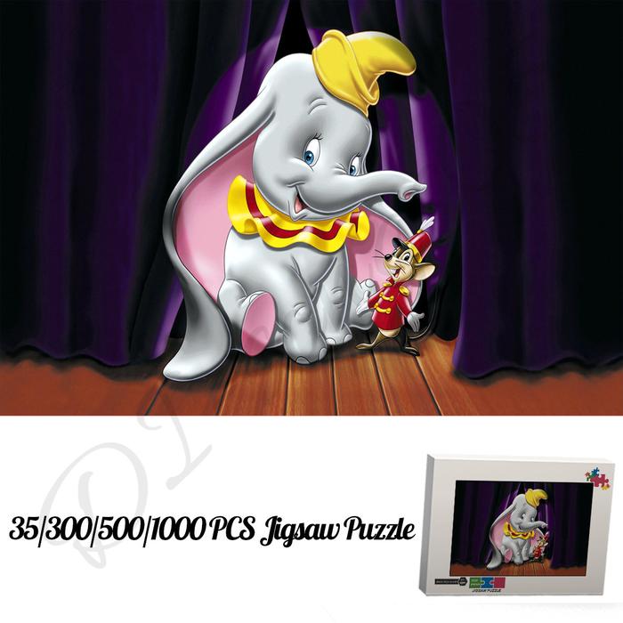 Dumbo 35 300 500 1000 Jigsaw Puzzls for Kids Disney Classic Animated