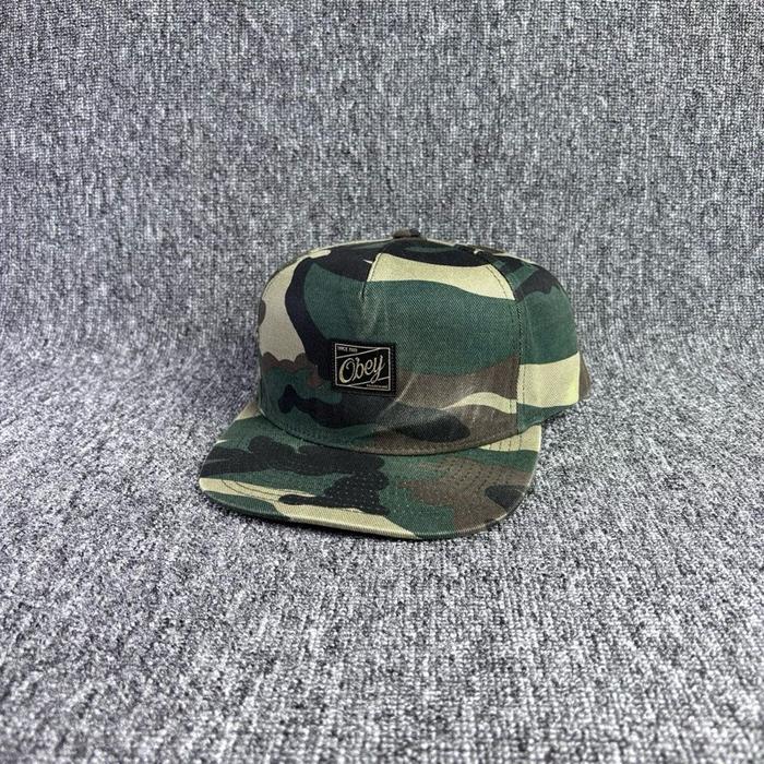 Topi Obey Snapback Hat Camo Second Preloved Original 580
