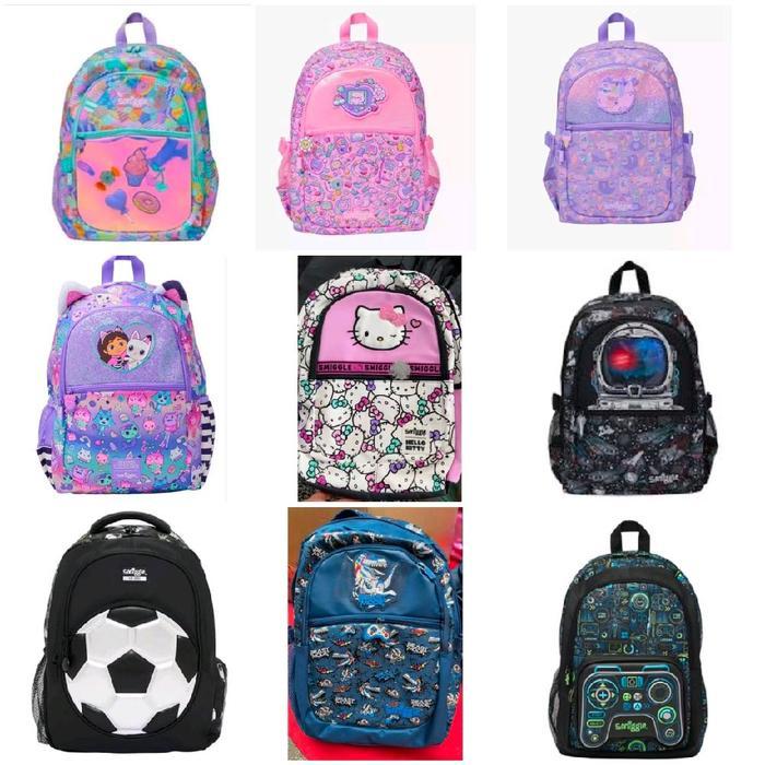 BOOM SALE Tas Sekolah Anak Backpack. Tas Ransel  Kado. Gaby, Hello Kitty, Super Sloth, Ice Cream Can