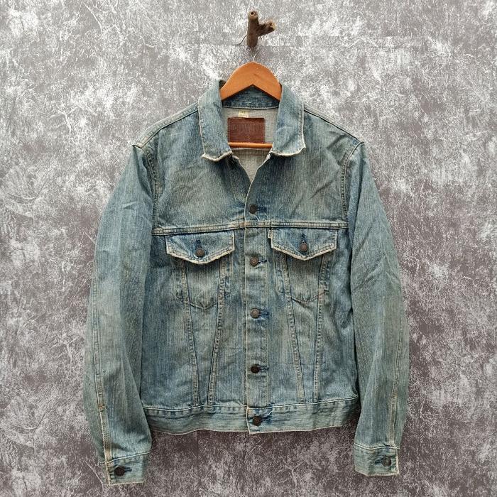 jaket jeans trucker denim edwin