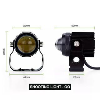 Lampu Led Tembak Sorot LASER QQ Eco9 dari LUMINOS nine LASER WHITE/YELLOW
