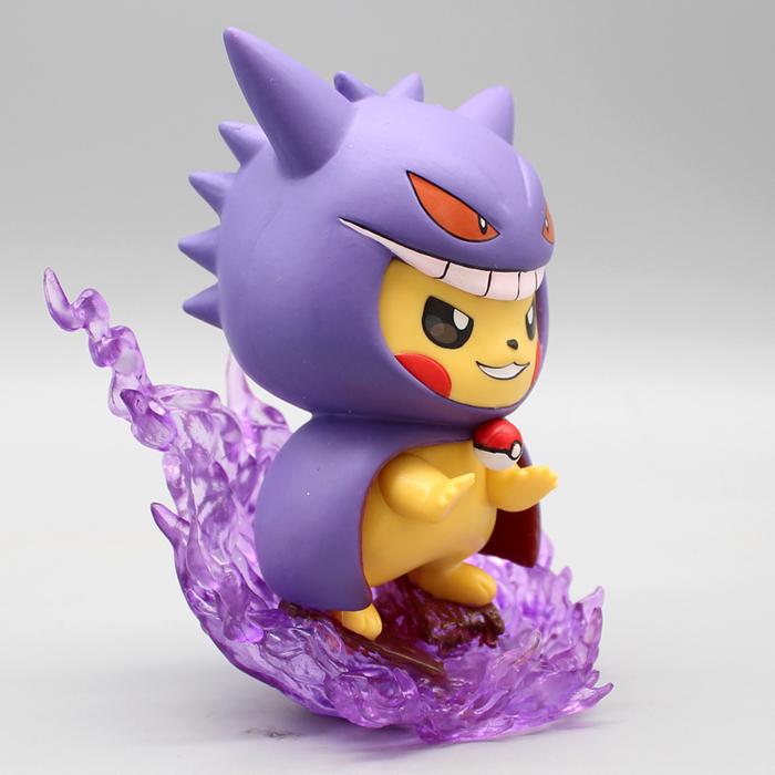 12Cm Figur Pokemon Pikachu Cos Gengar Charizard Anime Figur Model
