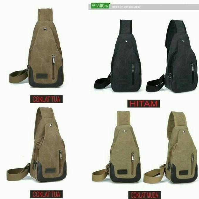 Bodypack Tas Selempang Pria keren Bag Dompet