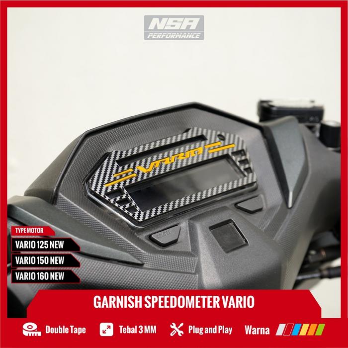 NSA COVER SPEEDOMETER VARIO 125 150 160 GARNISH SPEEDOMETER VARIO 125 150 160 AKSESORIS VARIO