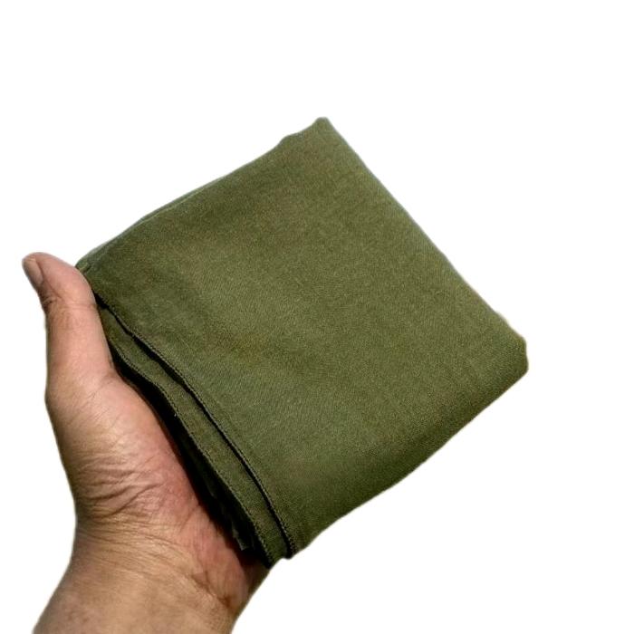 Hijab Segiempat Paris jadul army paris jadul warna hijau army hijab army paris jadul hijau army segi