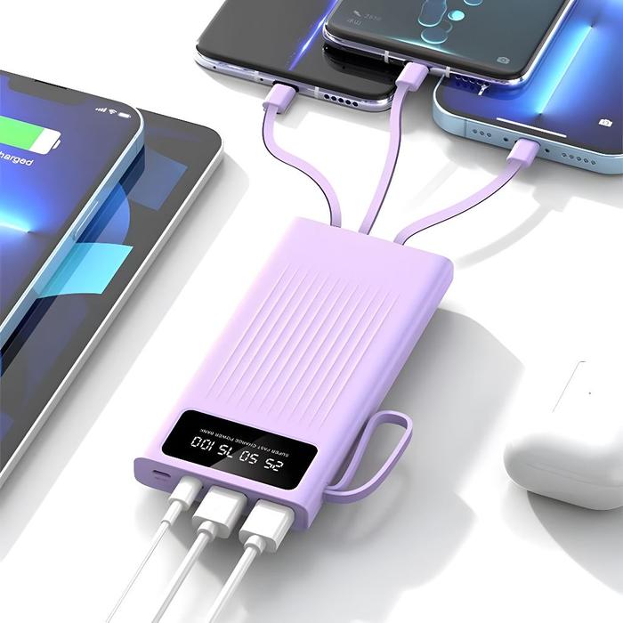 CLAYT LENTIVEN Powerbank 30000mah Mini Fast Charging With 4 usb LED Display P57