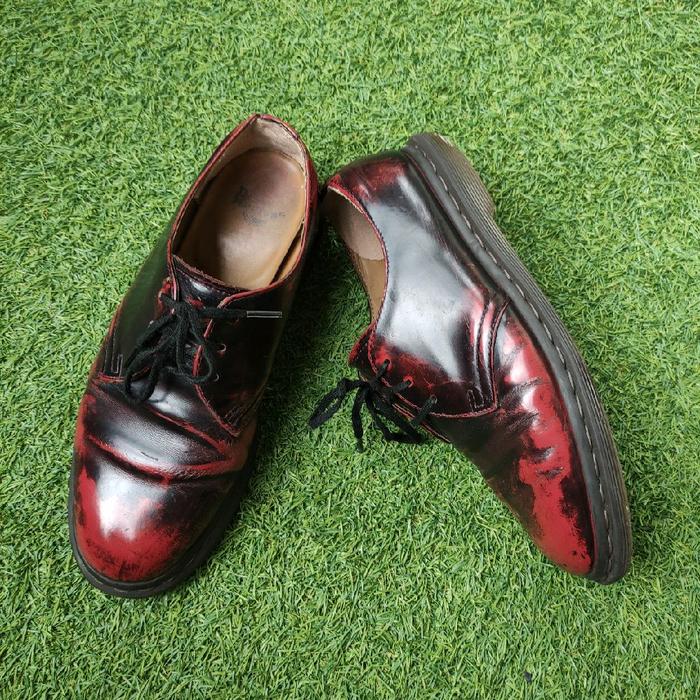 sepatu dr martens archie 2 red arcadia authentic