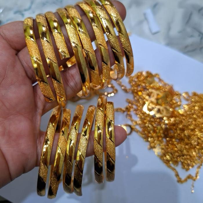 Gelang emas Crum kristal asli Aceh