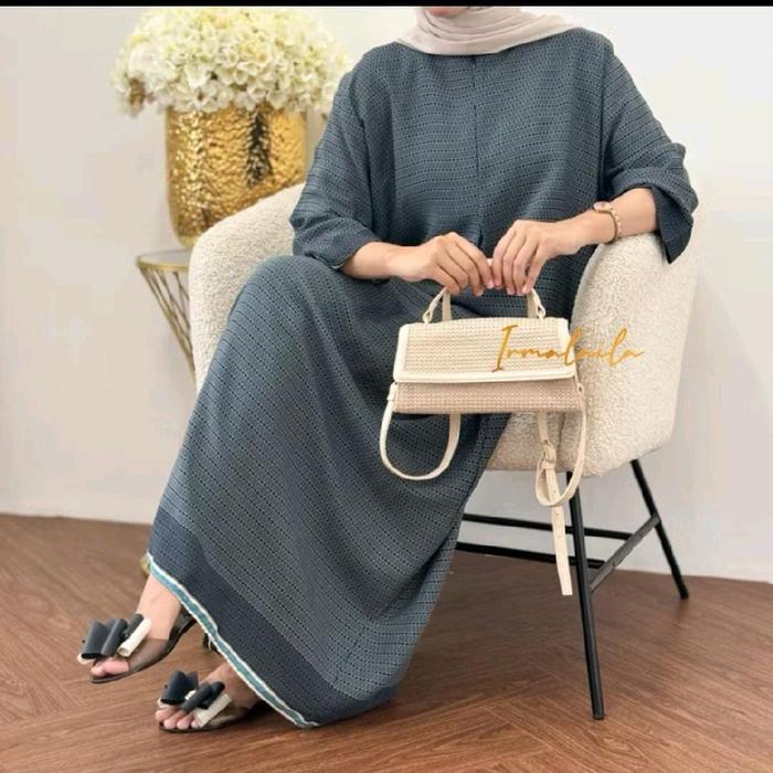 Daster Lengan 3/4/Daster irmalaila/daster lengan panjang Rayon/Midi Dress/daster batik pekalongan/da