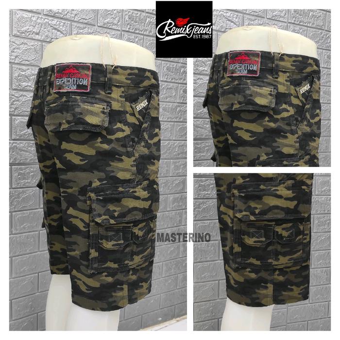 REMIX size 27-33 CELANA PENDEK CARGO LORENG / CELANA PENDEK LORENG COWOK / CELANA PENDEK CARGO REMIX