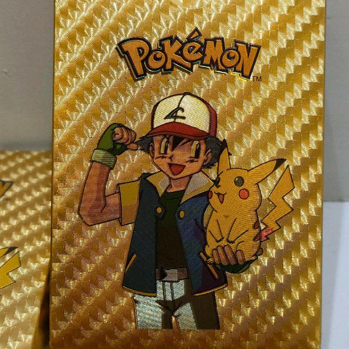 Mainan Anak Kartu Pokemon Emas Isi 55pcs