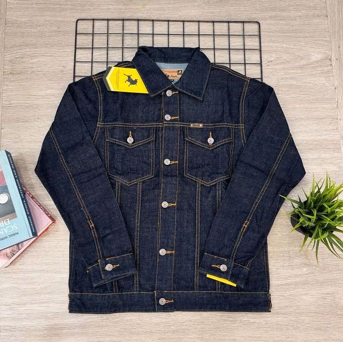 MJT016 Jaket jeans denim pria lois original new arrival murah. 3second emba cardinal. jaket diskon /
