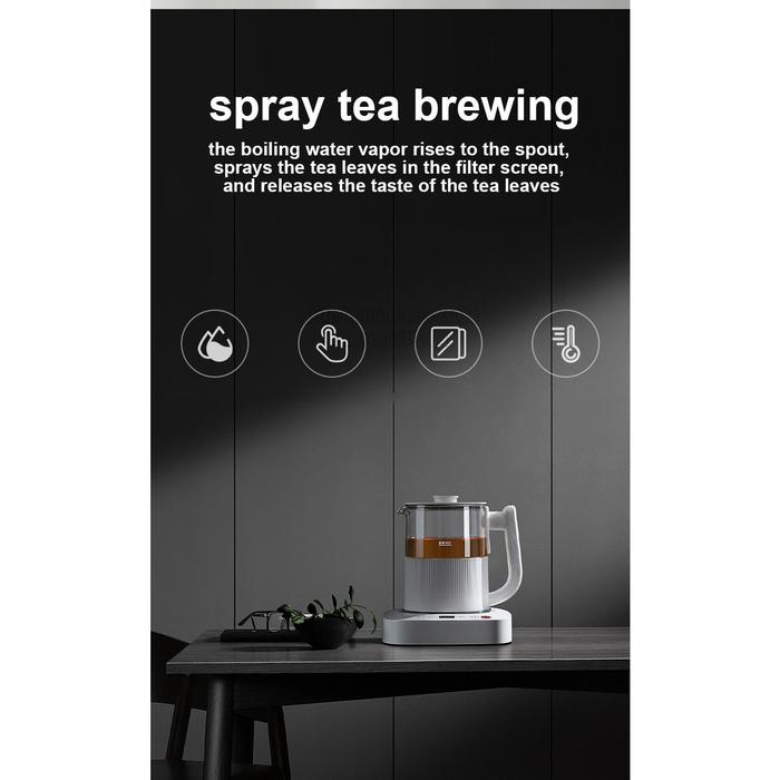 Teko Listrik Kaca 1,2 L 220V Dispenser Air Tambahan Otomatis
